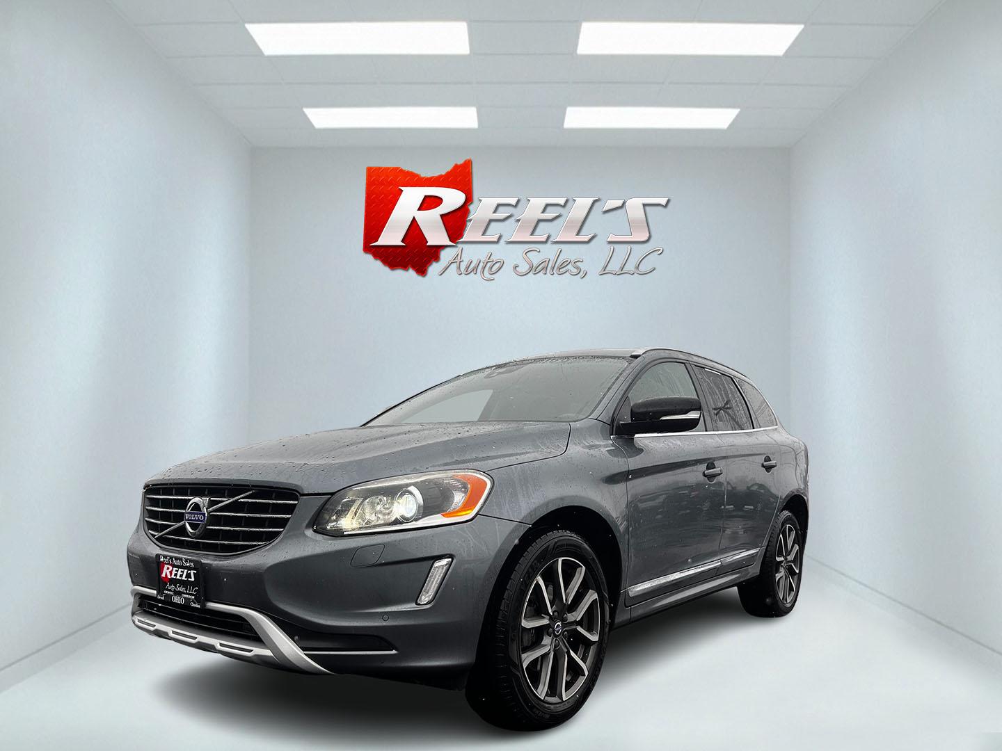 2017 Gray /Black Volvo XC60 T6 Dynamic AWD (YV449MRR3H2) with an 2.0L I4 DOHC 16V Twin Charged engine, 6A transmission, located at 547 E. Main St., Orwell, OH, 44076, (440) 437-5893, 41.535435, -80.847855 - This One Owner 2017 Volvo XC60 T6 Dynamic is a compelling luxury SUV that offers a balanced blend of performance and comfort. With its 2.0-liter twin-charged I4 engine, delivering an impressive 302 horsepower, the XC60 can accelerate from 0-60 mph in just 6.4 seconds. It comes equipped with a 6-spee - Photo#0