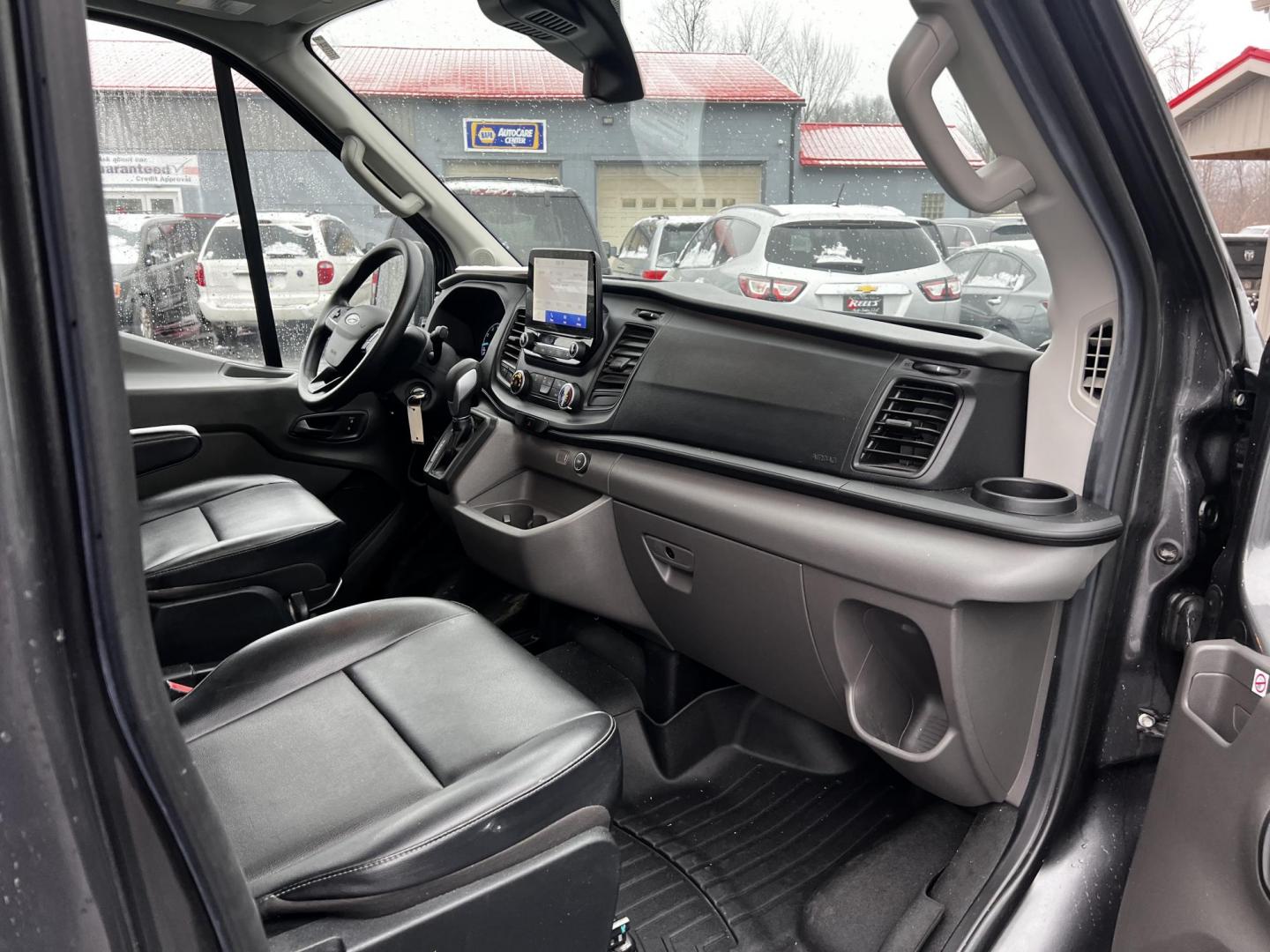 2020 Gray /Black Ford Transit 250 Van Med. Roof w/Sliding Pass. 148-in. WB (1FTBR2C87LK) with an 3.5L V6 DOHC 24V FFV engine, 10 Speed Auto transmission, located at 11115 Chardon Rd. , Chardon, OH, 44024, (440) 214-9705, 41.580246, -81.241943 - This One Owner 2020 Ford Transit T250 AWD is a versatile and capable van, featuring a 3.5-liter V6 engine coupled with a 10-speed automatic transmission, which ensures smooth and efficient performance. It's equipped with modern safety and convenience features, including daytime running lights, dusk- - Photo#32