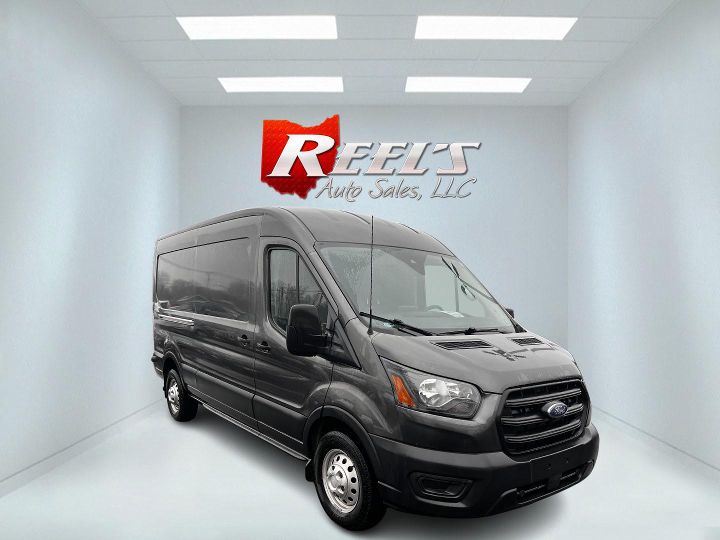 2020 Gray /Black Ford Transit 250 Van Med. Roof w/Sliding Pass. 148-in. WB (1FTBR2C87LK) with an 3.5L V6 DOHC 24V FFV engine, 10 Speed Auto transmission, located at 11115 Chardon Rd. , Chardon, OH, 44024, (440) 214-9705, 41.580246, -81.241943 - This One Owner 2020 Ford Transit T250 AWD is a versatile and capable van, featuring a 3.5-liter V6 engine coupled with a 10-speed automatic transmission, which ensures smooth and efficient performance. It's equipped with modern safety and convenience features, including daytime running lights, dusk- - Photo#2