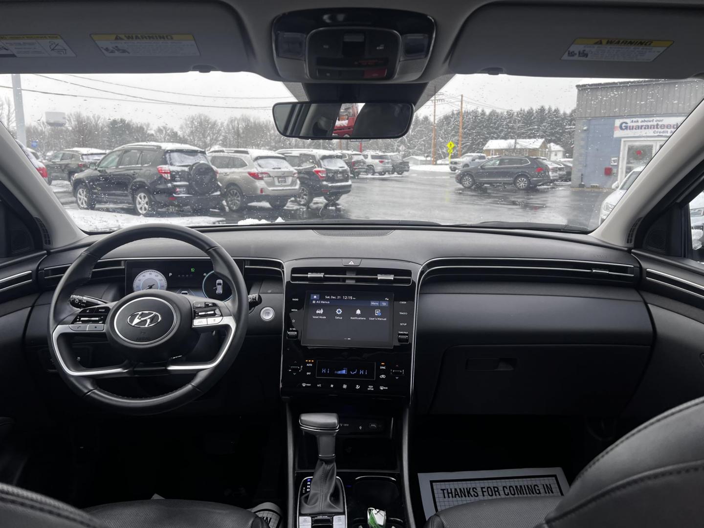 2022 White /Black Hyundai Tucson SEL AWD (5NMJCCAE3NH) with an 2.5L I4 DOHC 16V engine, 8-Speed Automatic transmission, located at 547 E. Main St., Orwell, OH, 44076, (440) 437-5893, 41.535435, -80.847855 - This One Owner 2022 Hyundai Tucson SEL AWD is a well-rounded SUV featuring a 2.5L I4 engine paired with an 8-speed automatic transmission, promising a balance of power and efficiency, with a highway rating of 29 MPG. Its premium interior is highlighted by leather seating, heated and cooled front sea - Photo#33