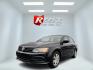 2017 Black /Gray Volkswagen Jetta 1.4T S 6A (3VW2B7AJ1HM) with an 1.4L I4 DOHC 20V Turbo engine, 6 Speed Automatic transmission, located at 547 E. Main St., Orwell, OH, 44076, (440) 437-5893, 41.535435, -80.847855 - This 2017 Volkswagen Jetta S is a compact sedan powered by a 1.4L turbocharged I4 engine, combined with a 6-speed automatic transmission, offering a commendable 38 MPG on the highway. It features LED daytime running lights and LED tail lights for enhanced visibility and modern styling. Inside, this - Photo#0