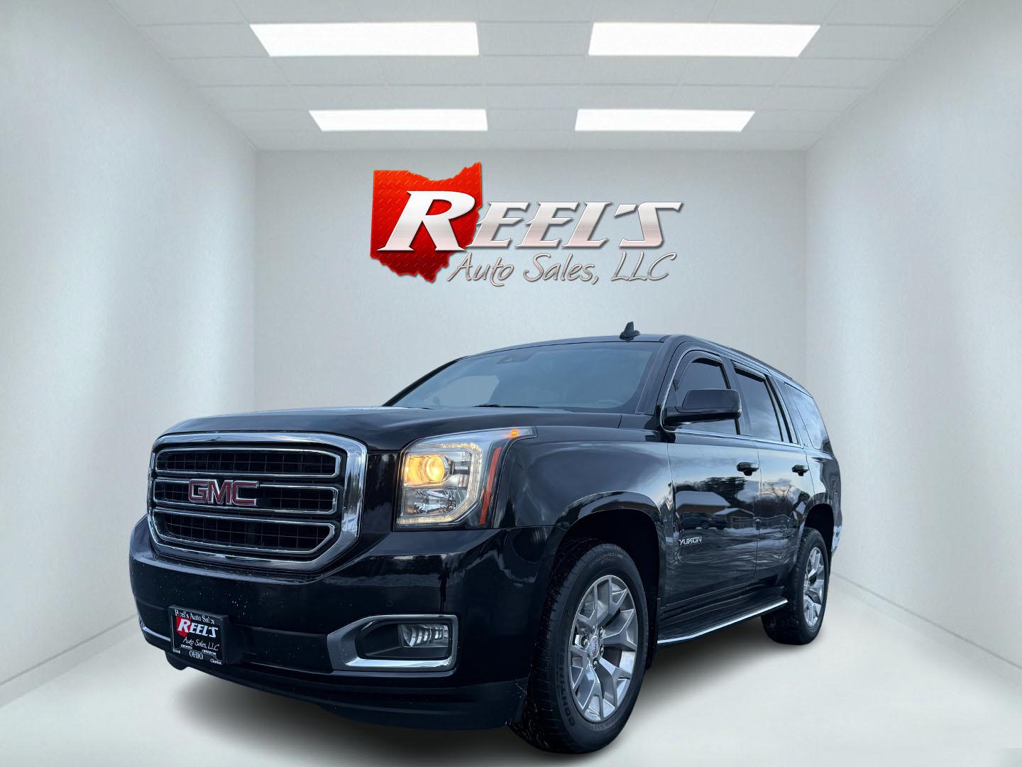 2018 Black /Black GMC Yukon SLT 4WD (1GKS2BKC4JR) with an 5.3L V8 OHV 16V engine, 6A transmission, located at 547 E. Main St., Orwell, OH, 44076, (440) 437-5893, 41.535435, -80.847855 - Photo#0