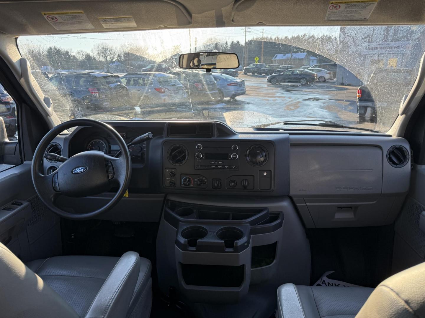 2014 Black /Gray Ford E-Series Wagon E-350 XL Super Duty Extended (1FBSS3BL8ED) with an 5.4L V8 SOHC 16V FFV engine, 4-Speed Automatic with Overdrive transmission, located at 547 E. Main St., Orwell, OH, 44076, (440) 437-5893, 41.535435, -80.847855 - This CLEAN One Owner Low Miles 2014 Ford E350 XL is a robust 15-passenger van ideal for group transportation needs, powered by a 5.4 Triton V8 engine paired with a 4-speed automatic transmission. Its flex-fuel capability offers flexibility with fuel choices, while the 3.73 gearing aids in optimizing - Photo#10