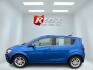 2016 Blue /Black Chevrolet Sonic LT Auto 5-Door (1G1JC6SB5G4) with an 1.4L I4 DOHC 24V TURBO engine, 6A transmission, located at 547 E. Main St., Orwell, OH, 44076, (440) 437-5893, 41.535435, -80.847855 - This 2016 Chevrolet Sonic LT Hatchback offers an efficient drive with its 1.4L turbocharged EcoTec engine and 6-speed automatic transmission achieving 37 MPG on the highway, while its well-equipped interior features a 7-inch touchscreen, backup camera, remote start, and even a 4G LTE WiFi hotspot fo - Photo#25