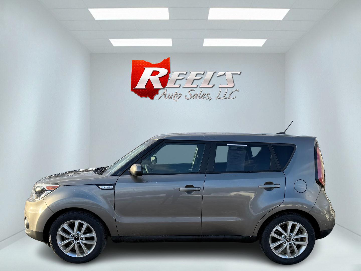 2017 Gray /Black Kia Soul + (KNDJP3A51H7) with an 2.0L I4 DOHC 16V engine, 6A transmission, located at 11115 Chardon Rd. , Chardon, OH, 44024, (440) 214-9705, 41.580246, -81.241943 - This 2017 Kia Soul you’re describing comes equipped with a 2.0-liter inline-four GDI engine paired with a 6-speed automatic transmission that offers an impressive 30 MPG on the highway, enhanced by selectable drive modes to suit varying driving conditions and a user-friendly 5.0-inch touchscreen t - Photo#8