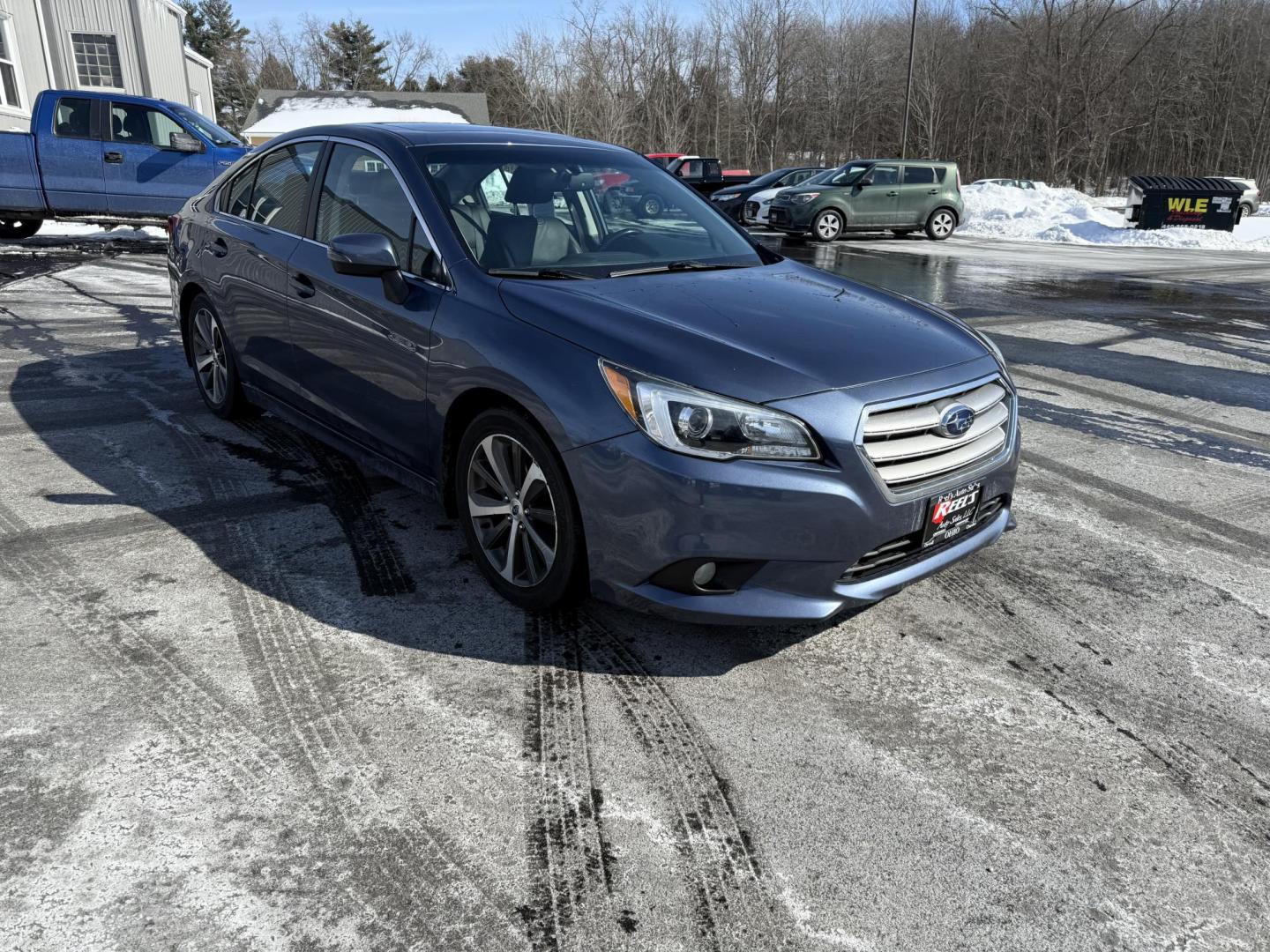 2017 Blue /Black Subaru Legacy 2.5i Limited (4S3BNAK63H3) with an 2.5L H4 SOHC 16V engine, Automatic transmission, located at 11115 Chardon Rd. , Chardon, OH, 44024, (440) 214-9705, 41.580246, -81.241943 - This One Owner 2017 Subaru Legacy 2.5i Limited is a well-rounded vehicle that offers a comprehensive package of performance, comfort, and safety features. It is powered by a 2.5 H4 engine and equipped with Subaru's dependable Symmetrical AWD system, which enhances stability and traction. The interio - Photo#2