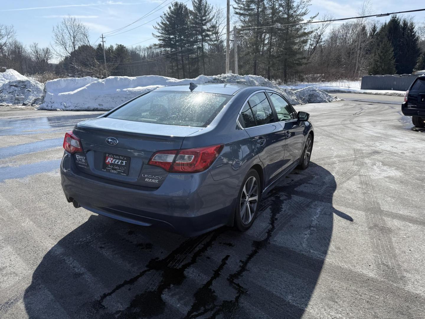 2017 Blue /Black Subaru Legacy 2.5i Limited (4S3BNAK63H3) with an 2.5L H4 SOHC 16V engine, Automatic transmission, located at 11115 Chardon Rd. , Chardon, OH, 44024, (440) 214-9705, 41.580246, -81.241943 - This One Owner 2017 Subaru Legacy 2.5i Limited is a well-rounded vehicle that offers a comprehensive package of performance, comfort, and safety features. It is powered by a 2.5 H4 engine and equipped with Subaru's dependable Symmetrical AWD system, which enhances stability and traction. The interio - Photo#6