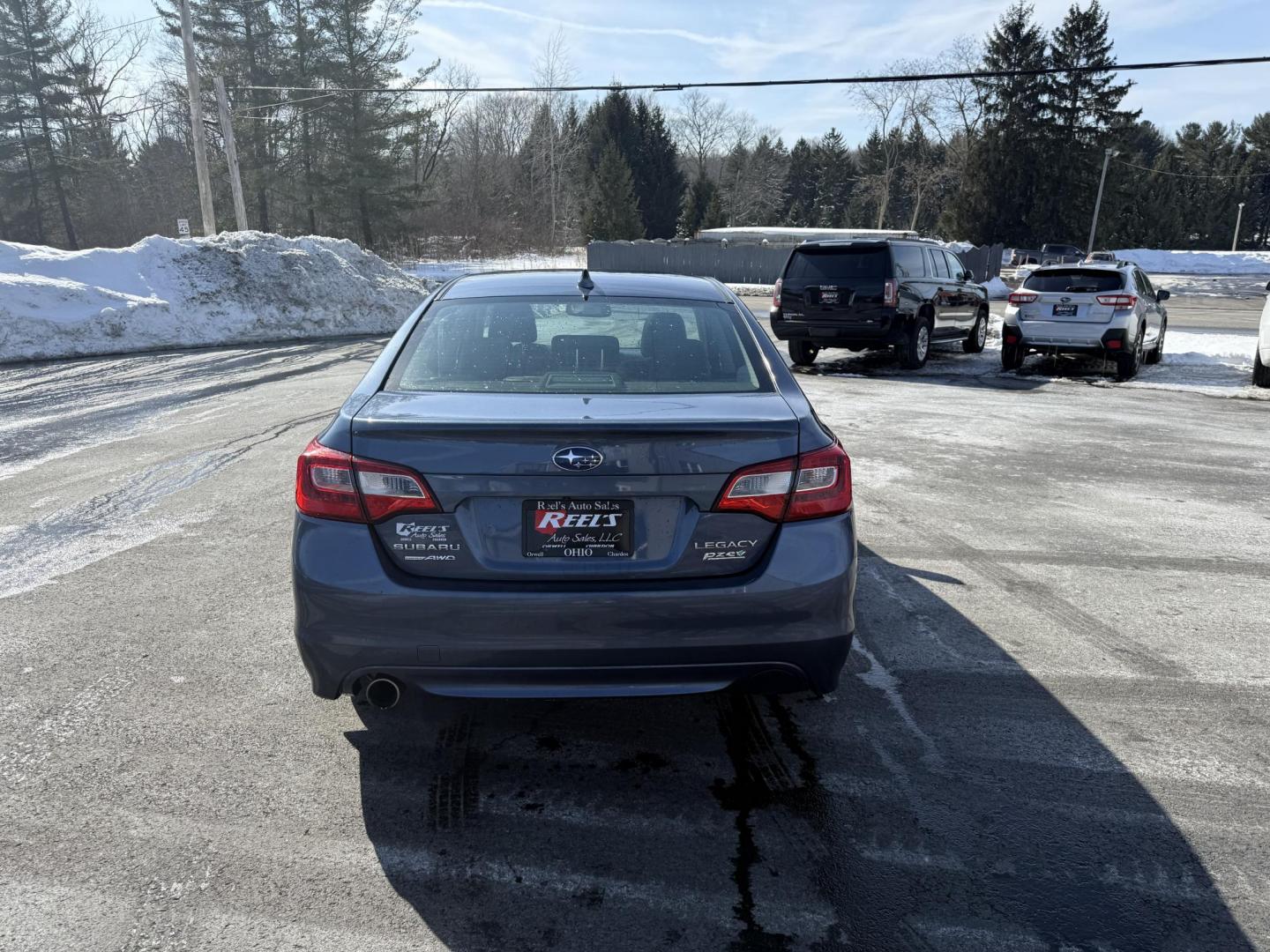 2017 Blue /Black Subaru Legacy 2.5i Limited (4S3BNAK63H3) with an 2.5L H4 SOHC 16V engine, Automatic transmission, located at 11115 Chardon Rd. , Chardon, OH, 44024, (440) 214-9705, 41.580246, -81.241943 - This One Owner 2017 Subaru Legacy 2.5i Limited is a well-rounded vehicle that offers a comprehensive package of performance, comfort, and safety features. It is powered by a 2.5 H4 engine and equipped with Subaru's dependable Symmetrical AWD system, which enhances stability and traction. The interio - Photo#8