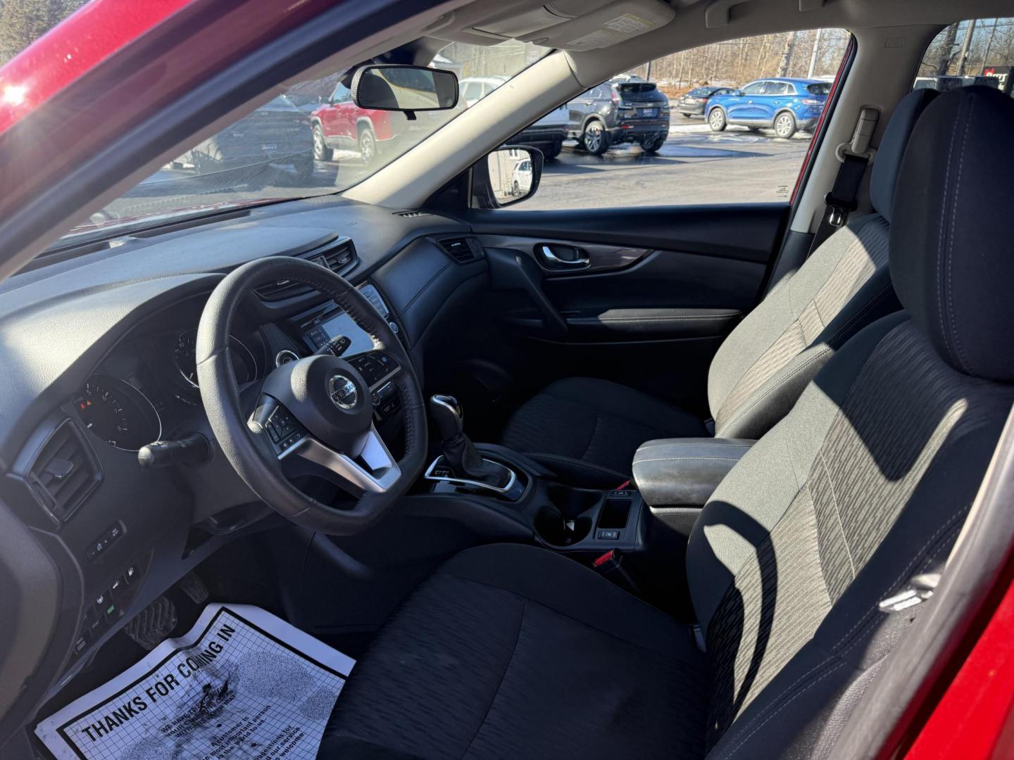 2020 Red /Black Nissan Rogue SV AWD (5N1AT2MV4LC) with an 2.5L I4 DOHC 16V engine, Automatic transmission, located at 11115 Chardon Rd. , Chardon, OH, 44024, (440) 214-9705, 41.580246, -81.241943 - This 2020 Nissan Rogue SV AWD offers a balanced blend of features for comfort and efficiency. Its 2.4-liter I4 engine is paired with ECO and Sport modes, allowing drivers to choose between fuel efficiency and enhanced performance, achieving around 32 MPG on the highway. The vehicle is equipped with - Photo#4