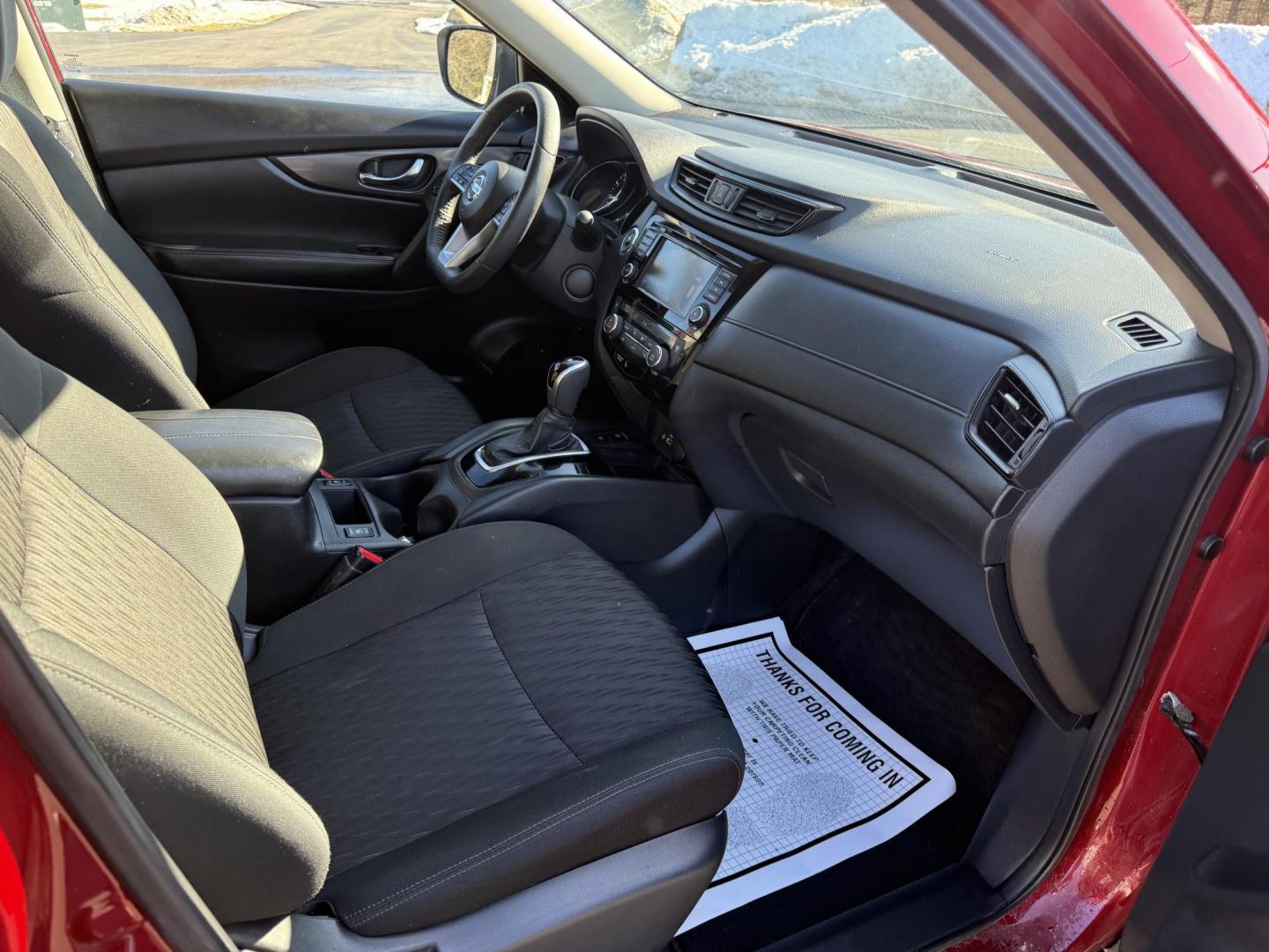 2020 Red /Black Nissan Rogue SV AWD (5N1AT2MV4LC) with an 2.5L I4 DOHC 16V engine, Automatic transmission, located at 11115 Chardon Rd. , Chardon, OH, 44024, (440) 214-9705, 41.580246, -81.241943 - This 2020 Nissan Rogue SV AWD offers a balanced blend of features for comfort and efficiency. Its 2.4-liter I4 engine is paired with ECO and Sport modes, allowing drivers to choose between fuel efficiency and enhanced performance, achieving around 32 MPG on the highway. The vehicle is equipped with - Photo#41