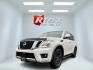 2017 White /Black Nissan Armada Platinum AWD (JN8AY2NE7H9) with an 5.6L V8 DOHC 32V engine, 7A transmission, located at 11115 Chardon Rd. , Chardon, OH, 44024, (440) 214-9705, 41.580246, -81.241943 - Photo#0