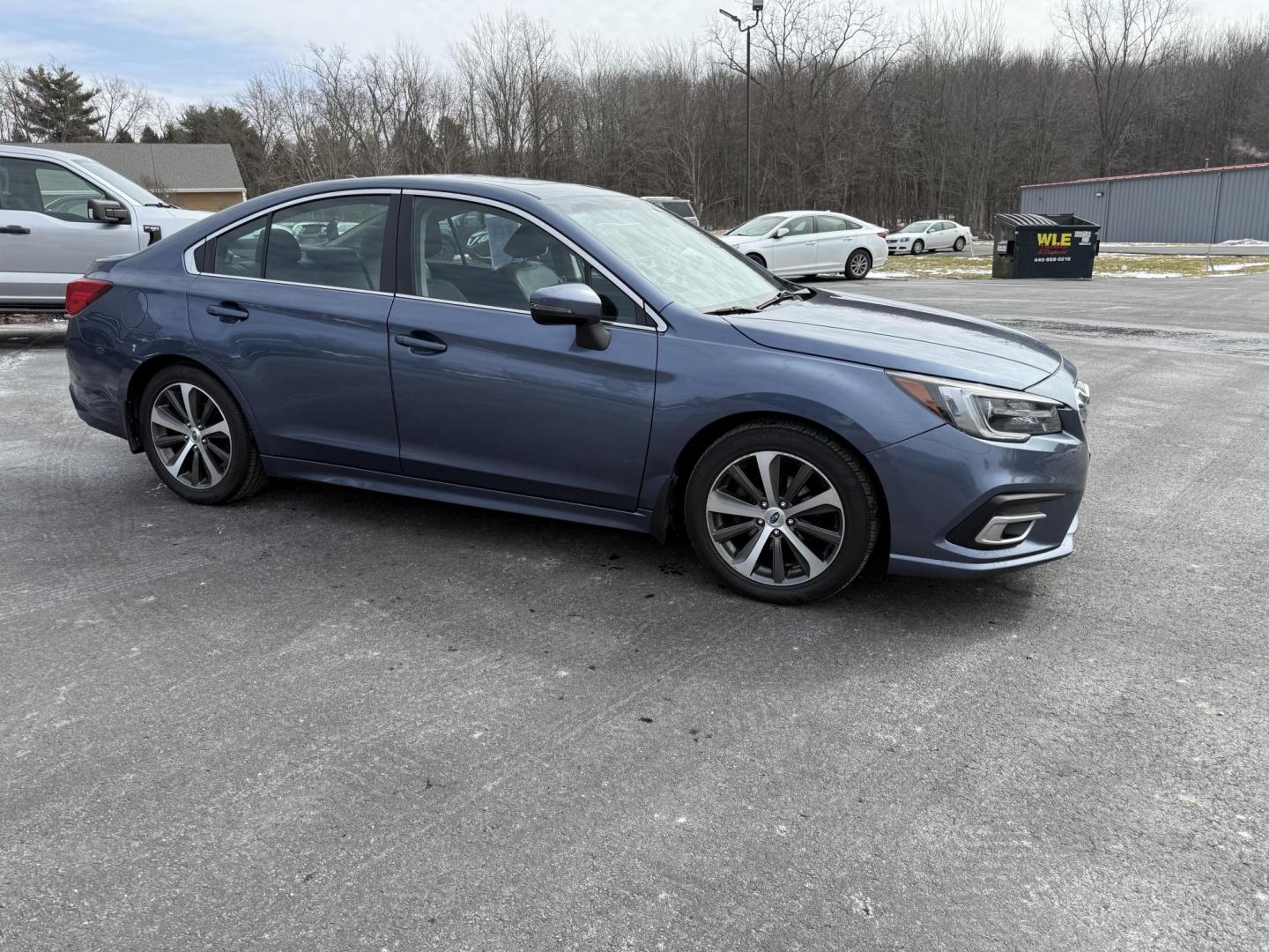 2018 Blue /Black Subaru Legacy 2.5i Limited (4S3BNAN68J3) with an 2.5L H4 SOHC 16V engine, Automatic transmission, located at 11115 Chardon Rd. , Chardon, OH, 44024, (440) 214-9705, 41.580246, -81.241943 - This One Owner 2018 Subaru Legacy Limited offers a balanced blend of performance, comfort, and technology, making it a compelling choice in the midsize sedan segment. Featuring a 2.5 H4 engine, this Legacy delivers efficient performance with an impressive highway fuel economy of 34 MPG. The interior - Photo#3