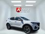 2020 White /Black Buick Encore GX Select (KL4MMDSL4LB) with an 1.3L I3 TURBO engine, CVT transmission, located at 11115 Chardon Rd. , Chardon, OH, 44024, (440) 214-9705, 41.580246, -81.241943 - This 2020 Buick Encore GX Select FWD is a compact SUV equipped with a 1.3-liter I3 Turbocharged EcoTec engine, offering a robust combination of power and efficiency, achieving up to 32 MPG on the highway. It integrates contemporary tech features like an 8.0" touchscreen with Apple CarPlay and Androi - Photo#2
