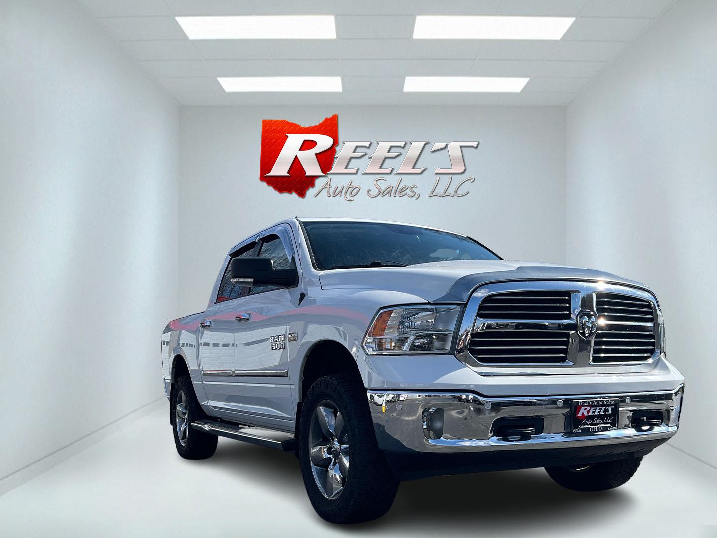 2016 White /Gray RAM 1500 Big Horn Crew Cab SWB 4WD (3C6RR7LT6GG) with an 5.7L V8 OHV 16V engine, 8-Speed Automatic transmission, located at 547 E. Main St., Orwell, OH, 44076, (440) 437-5893, 41.535435, -80.847855 - This 2016 Ram 1500 Big Horn Crew Cab is equipped with a robust 5.7L HEMI V8 engine paired with an 8-speed automatic transmission, offering a powerful performance and a 8,010-pound towing capacity. It features a comfortable interior with a power driver's seat and heated front seats, and is enhanced w - Photo#2